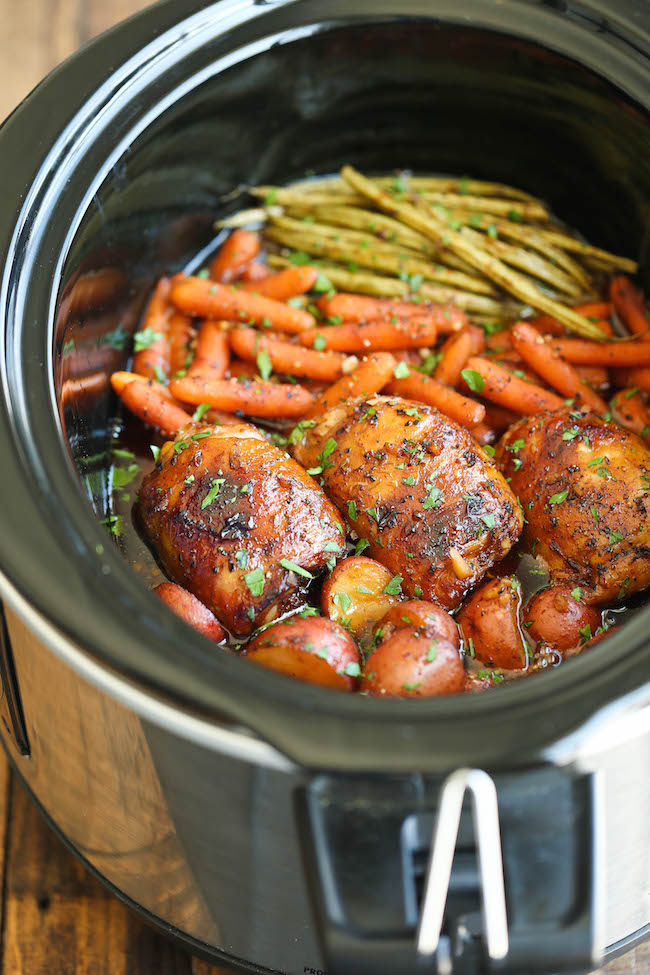Healthy Slow Cooker Meals via The District Table