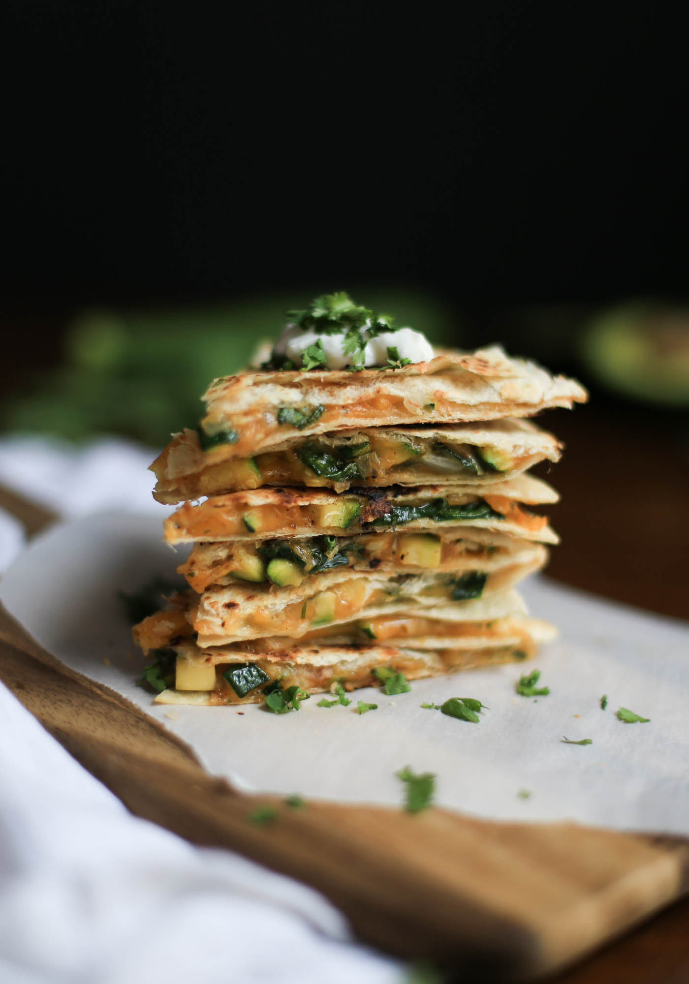 Cheesy Zucchini Quesadillas by The District Table