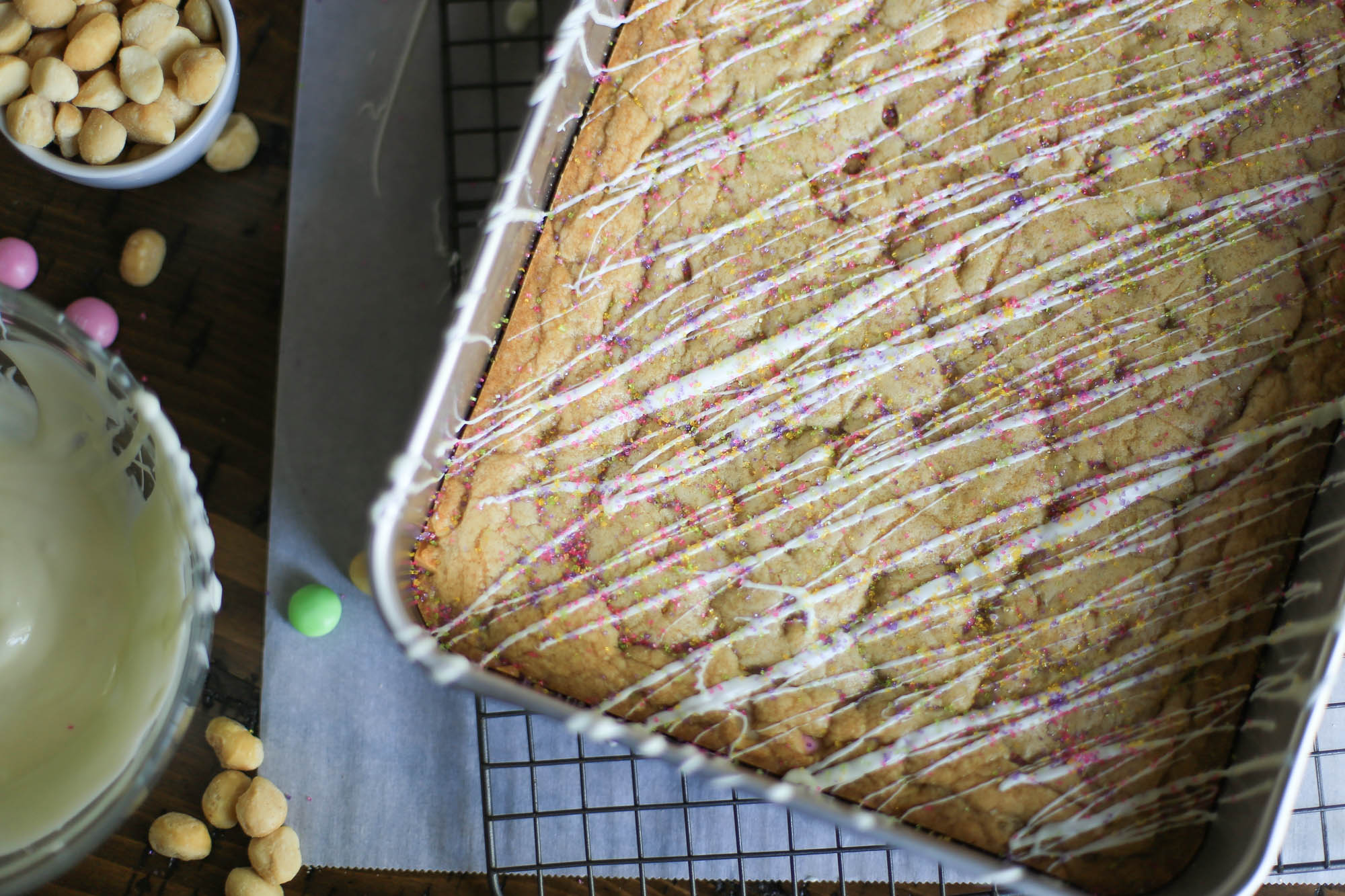 White Chocolate Macadamia Nut Bars by The District Table