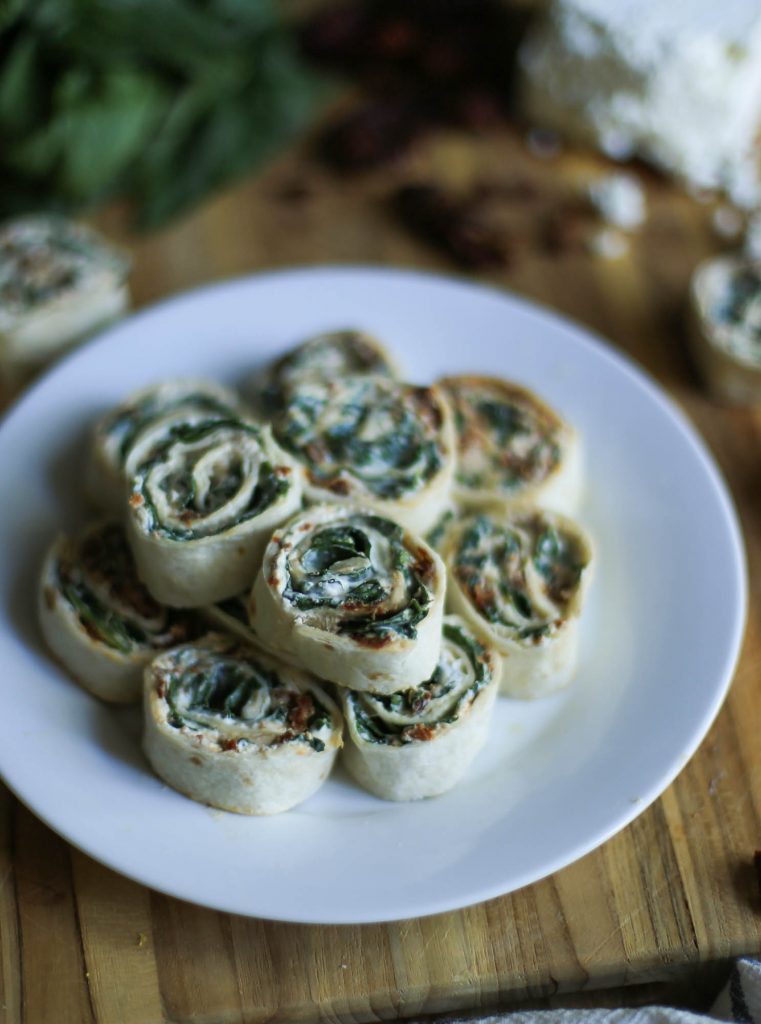 SunDried Tomato and Feta Tortilla Rollups The District Table