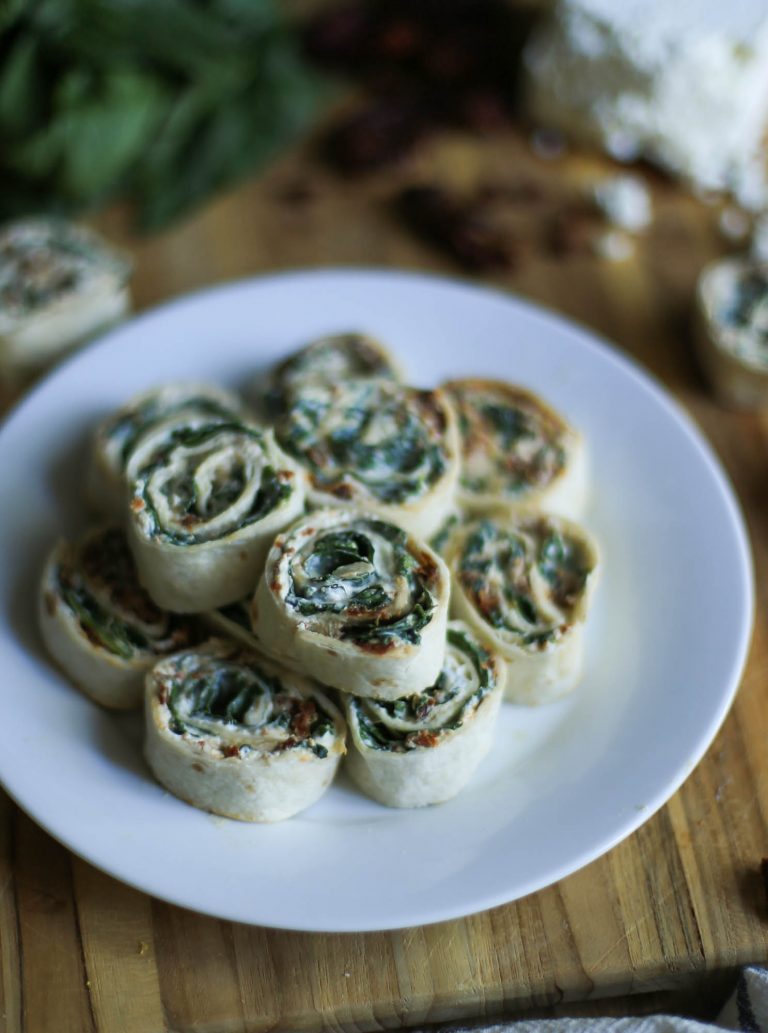 SunDried Tomato and Feta Tortilla Rollups The District Table