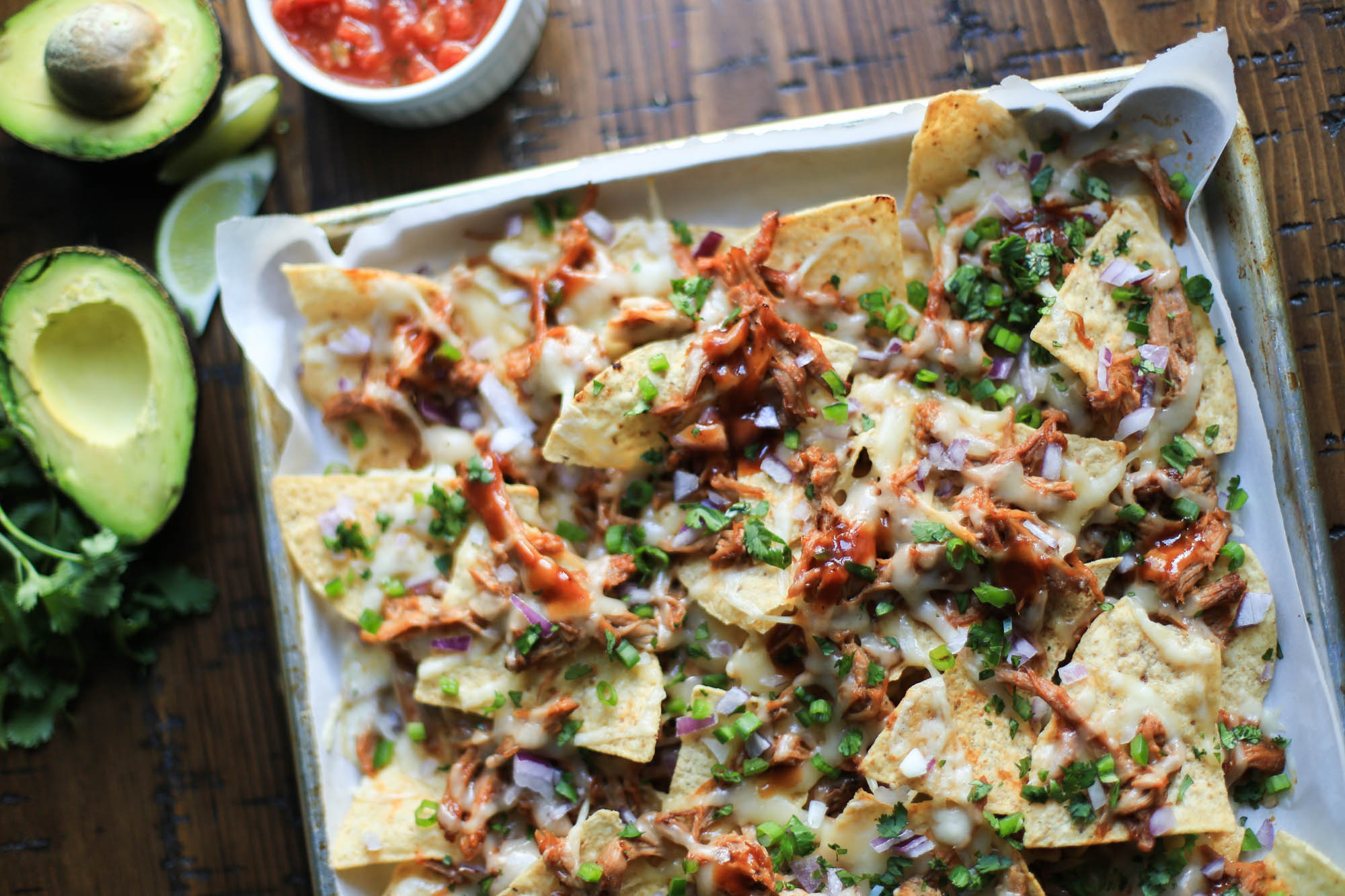 Loaded Pulled Pork Nachos by The District Table